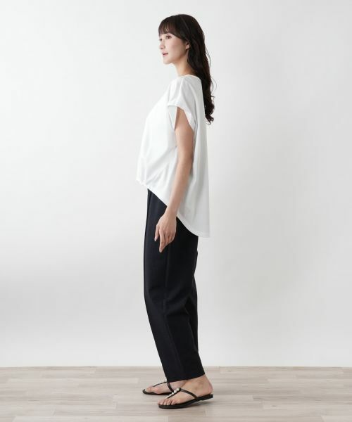 Leilian PLUS HOUSE / レリアンプラスハウス カットソー | 【店舗人気】フレンチスリーブカットソー【プラス企画】 | 詳細5