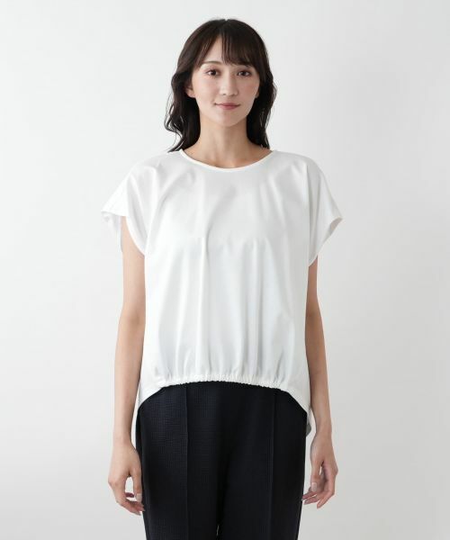 Leilian PLUS HOUSE / レリアンプラスハウス カットソー | 【店舗人気】フレンチスリーブカットソー【プラス企画】 | 詳細7