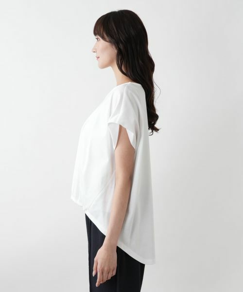 Leilian PLUS HOUSE / レリアンプラスハウス カットソー | 【店舗人気】フレンチスリーブカットソー【プラス企画】 | 詳細8