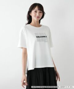 ペイズリー柄切替カットソー | Leilian plus house (Women
