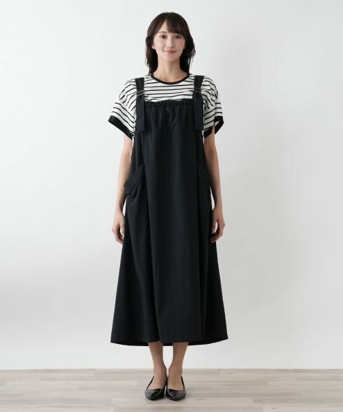 Leilian PLUS HOUSE / レリアンプラスハウス ロング・マキシ丈ワンピース | 【店舗人気】ジャンパースカート【プラス企画】 | 詳細4