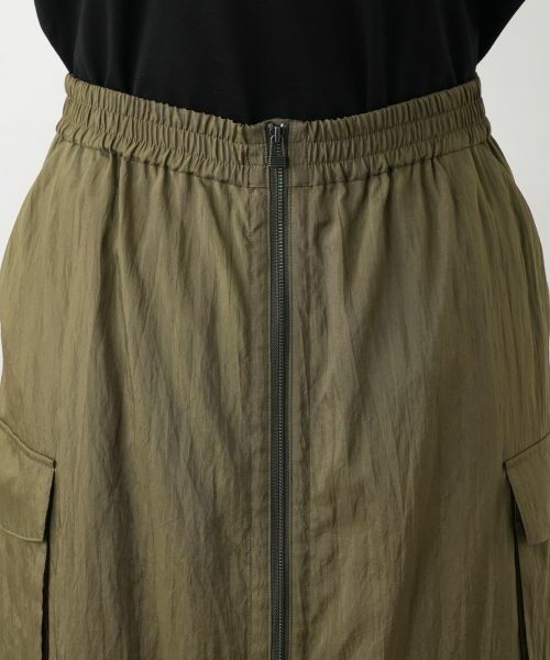 Leilian PLUS HOUSE / レリアンプラスハウス ミニ・ひざ丈スカート | フロントジップロングスカート【プラス企画】 | 詳細10