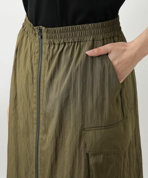 Leilian PLUS HOUSE / レリアンプラスハウス ミニ・ひざ丈スカート | フロントジップロングスカート【プラス企画】 | 詳細11