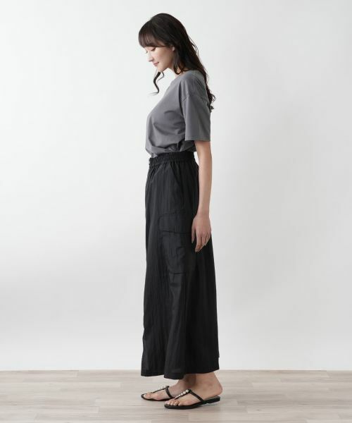 Leilian PLUS HOUSE / レリアンプラスハウス ミニ・ひざ丈スカート | フロントジップロングスカート【プラス企画】 | 詳細2