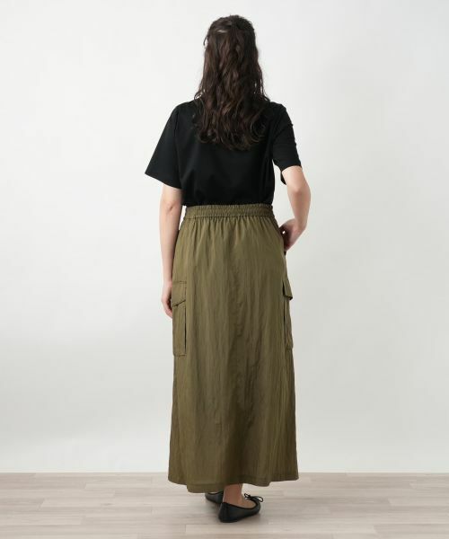 Leilian PLUS HOUSE / レリアンプラスハウス ミニ・ひざ丈スカート | フロントジップロングスカート【プラス企画】 | 詳細6