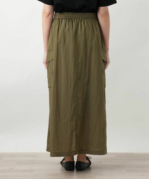 Leilian PLUS HOUSE / レリアンプラスハウス ミニ・ひざ丈スカート | フロントジップロングスカート【プラス企画】 | 詳細9