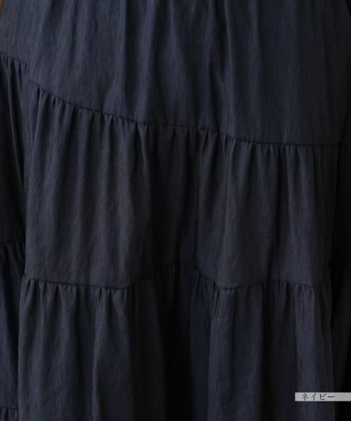 Leilian PLUS HOUSE / レリアンプラスハウス ミニ・ひざ丈スカート | ティアードロングスカート【プラス企画】 | 詳細12