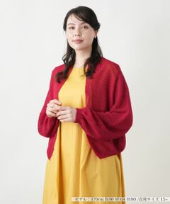 Leilian PLUS HOUSE / レリアンプラスハウス カーディガン・ボレロ | 【店舗人気】シアーニットカーディガン【NEMIKA】