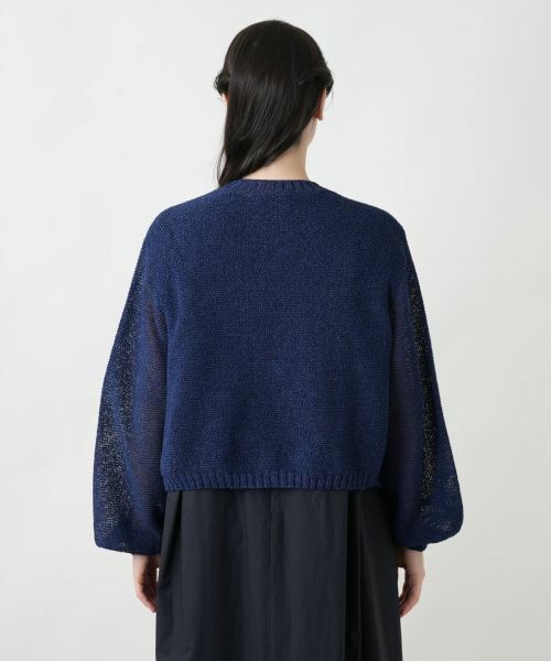 Leilian PLUS HOUSE / レリアンプラスハウス カーディガン・ボレロ | 【店舗人気】シアーニットカーディガン【NEMIKA】 | 詳細15