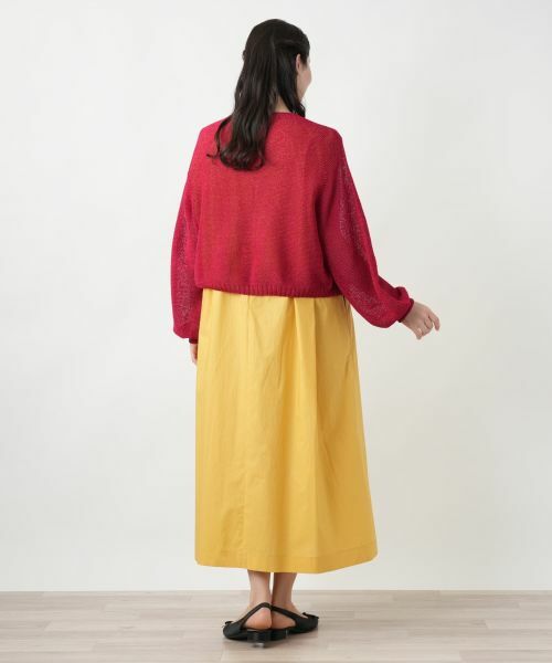 Leilian PLUS HOUSE / レリアンプラスハウス カーディガン・ボレロ | 【店舗人気】シアーニットカーディガン【NEMIKA】 | 詳細3