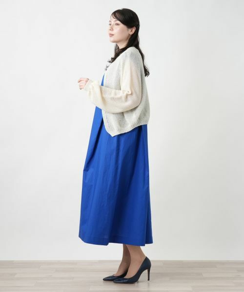 Leilian PLUS HOUSE / レリアンプラスハウス カーディガン・ボレロ | 【店舗人気】シアーニットカーディガン【NEMIKA】 | 詳細5