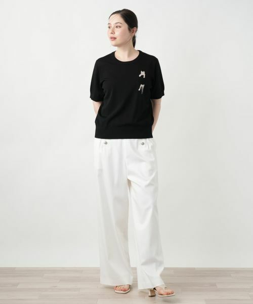 Leilian PLUS HOUSE / レリアンプラスハウス ニット・セーター | 【店舗人気】アニマルモチーフニット【NEMIKA】 | 詳細1