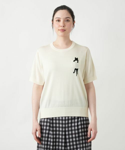 Leilian PLUS HOUSE / レリアンプラスハウス ニット・セーター | 【店舗人気】アニマルモチーフニット【NEMIKA】 | 詳細10