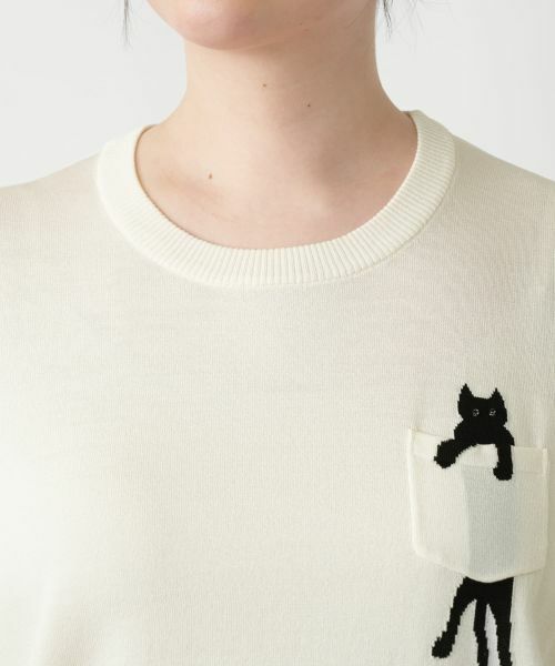 Leilian PLUS HOUSE / レリアンプラスハウス ニット・セーター | 【店舗人気】アニマルモチーフニット【NEMIKA】 | 詳細13