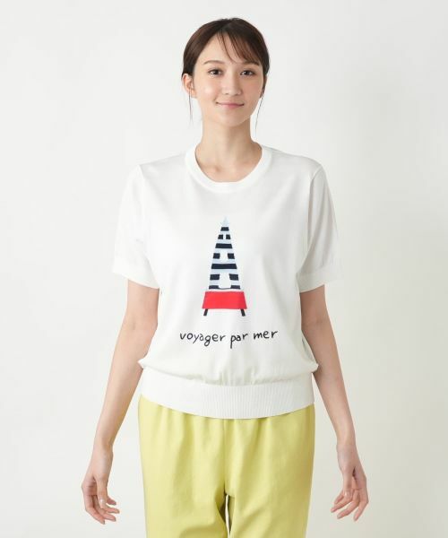 Leilian PLUS HOUSE / レリアンプラスハウス ニット・セーター | 【店舗人気】モチーフニットトップス【NEMIKA】 | 詳細10