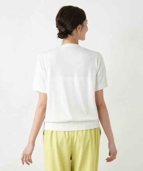 Leilian PLUS HOUSE / レリアンプラスハウス ニット・セーター | 【店舗人気】モチーフニットトップス【NEMIKA】 | 詳細12