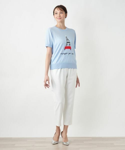 Leilian PLUS HOUSE / レリアンプラスハウス ニット・セーター | 【店舗人気】モチーフニットトップス【NEMIKA】 | 詳細4