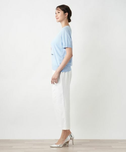 Leilian PLUS HOUSE / レリアンプラスハウス ニット・セーター | 【店舗人気】モチーフニットトップス【NEMIKA】 | 詳細5