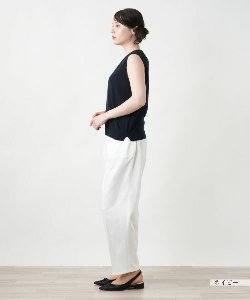 Leilian PLUS HOUSE / レリアンプラスハウス ニット・セーター | 【店舗人気】ノースリーブトップス【NEMIKA】 | 詳細11