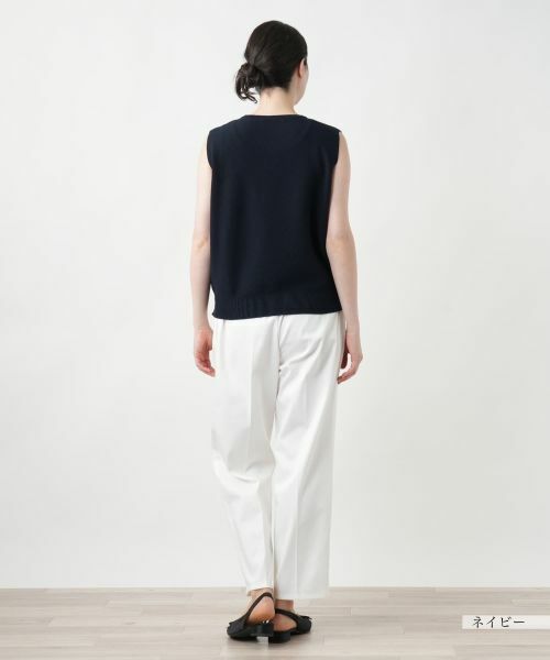 Leilian PLUS HOUSE / レリアンプラスハウス ニット・セーター | 【店舗人気】ノースリーブトップス【NEMIKA】 | 詳細12