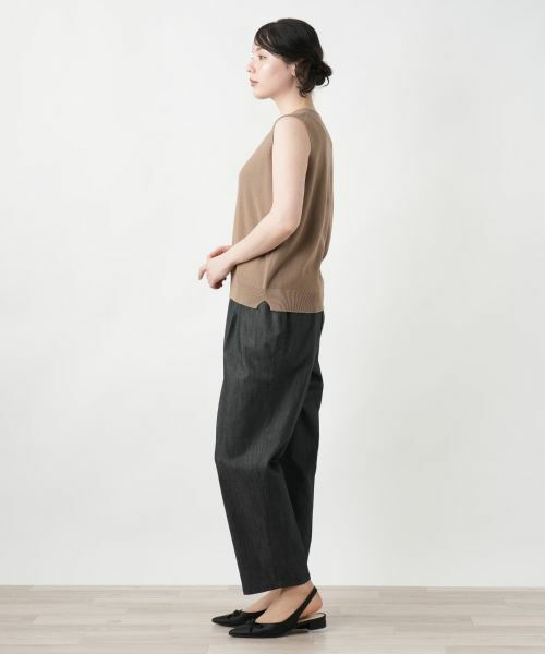 Leilian PLUS HOUSE / レリアンプラスハウス ニット・セーター | 【店舗人気】ノースリーブトップス【NEMIKA】 | 詳細8