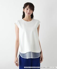 Leilian PLUS HOUSE / レリアンプラスハウス シャツ・ブラウス | レイヤード風ブラウス【NEMIKA】