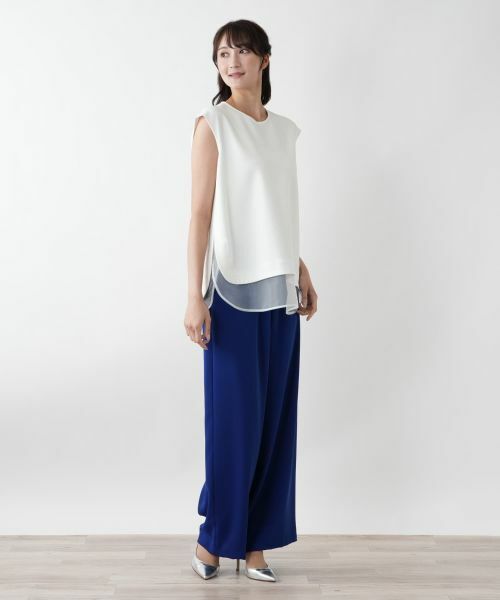 Leilian PLUS HOUSE / レリアンプラスハウス シャツ・ブラウス | レイヤード風ブラウス【NEMIKA】 | 詳細1