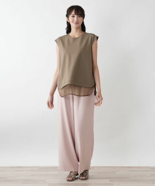 Leilian PLUS HOUSE / レリアンプラスハウス シャツ・ブラウス | レイヤード風ブラウス【NEMIKA】 | 詳細4