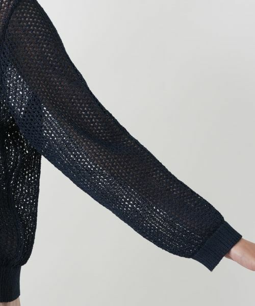Leilian PLUS HOUSE / レリアンプラスハウス カーディガン・ボレロ | 【店舗人気】メッシュ編みカーディガン | 詳細15