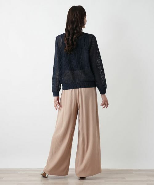 Leilian PLUS HOUSE / レリアンプラスハウス カーディガン・ボレロ | 【店舗人気】メッシュ編みカーディガン | 詳細9
