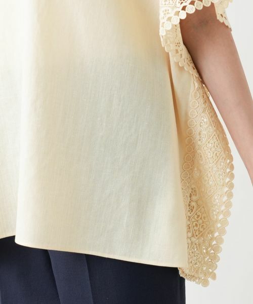 Leilian PLUS HOUSE / レリアンプラスハウス シャツ・ブラウス | レースボクシーブラウス | 詳細10