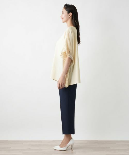 Leilian PLUS HOUSE / レリアンプラスハウス シャツ・ブラウス | レースボクシーブラウス | 詳細2