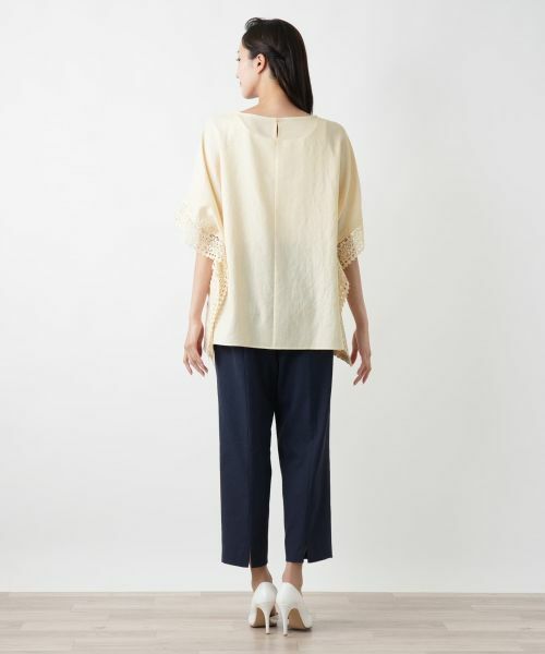 Leilian PLUS HOUSE / レリアンプラスハウス シャツ・ブラウス | レースボクシーブラウス | 詳細3