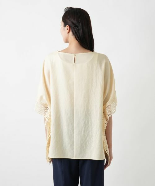 Leilian PLUS HOUSE / レリアンプラスハウス シャツ・ブラウス | レースボクシーブラウス | 詳細6