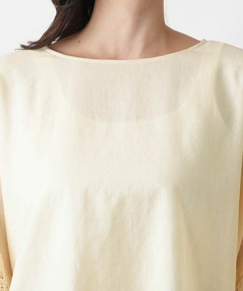 Leilian PLUS HOUSE / レリアンプラスハウス シャツ・ブラウス | レースボクシーブラウス | 詳細7