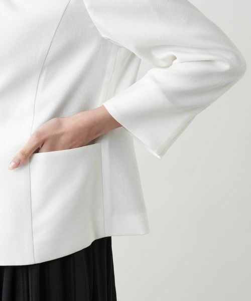 Leilian PLUS HOUSE / レリアンプラスハウス テーラードジャケット | 【店舗人気】ノーカラージャケット【セレモニー】 | 詳細13