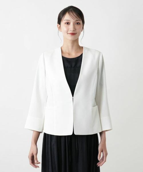 Leilian PLUS HOUSE / レリアンプラスハウス テーラードジャケット | 【店舗人気】ノーカラージャケット【セレモニー】 | 詳細7