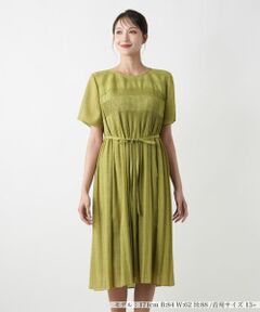 Leilian PLUS HOUSE / レリアンプラスハウス ドレス | プリーツ切替ワンピース