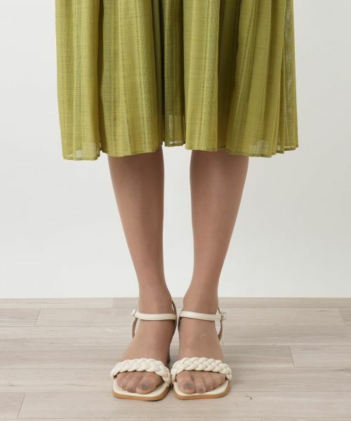 Leilian PLUS HOUSE / レリアンプラスハウス ドレス | プリーツ切替ワンピース | 詳細15