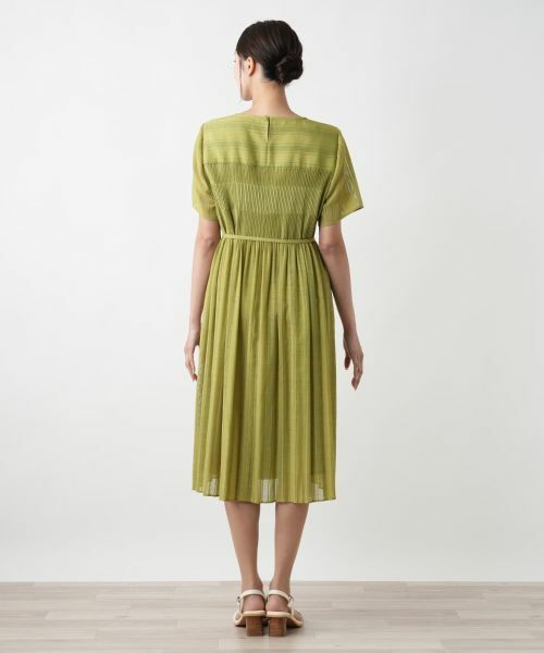 Leilian PLUS HOUSE / レリアンプラスハウス ドレス | プリーツ切替ワンピース | 詳細6
