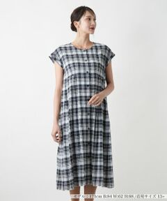 Leilian PLUS HOUSE / レリアンプラスハウス ドレス | チェックワンピース