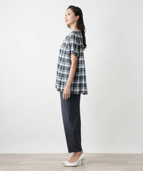 Leilian PLUS HOUSE / レリアンプラスハウス シャツ・ブラウス | チェックブラウス | 詳細2