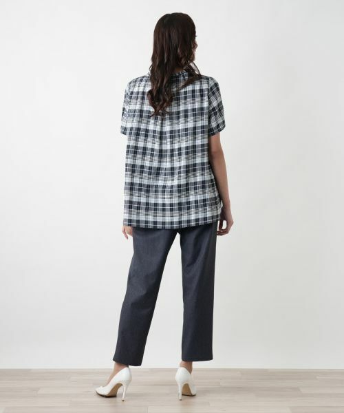 Leilian PLUS HOUSE / レリアンプラスハウス シャツ・ブラウス | チェックブラウス | 詳細3