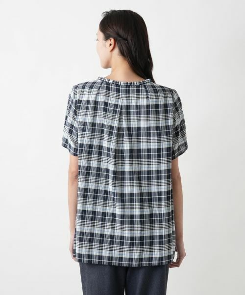 Leilian PLUS HOUSE / レリアンプラスハウス シャツ・ブラウス | チェックブラウス | 詳細6