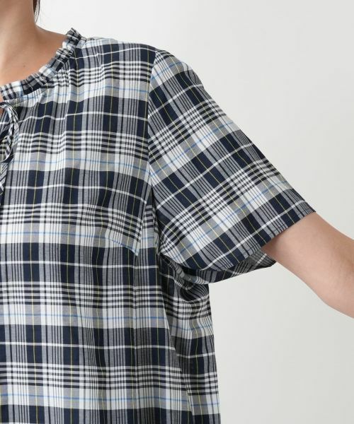 Leilian PLUS HOUSE / レリアンプラスハウス シャツ・ブラウス | チェックブラウス | 詳細9