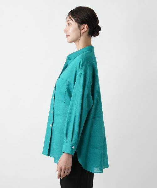 Leilian PLUS HOUSE / レリアンプラスハウス シャツ・ブラウス | 【店舗人気】麻ブラウス | 詳細11