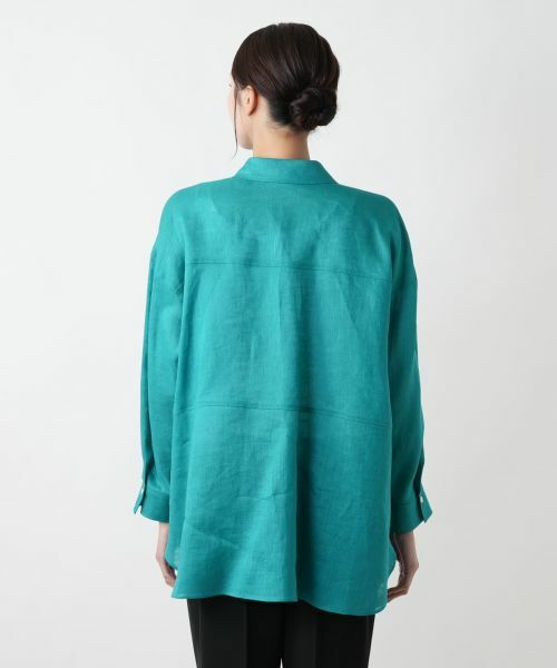 Leilian PLUS HOUSE / レリアンプラスハウス シャツ・ブラウス | 【店舗人気】麻ブラウス | 詳細12