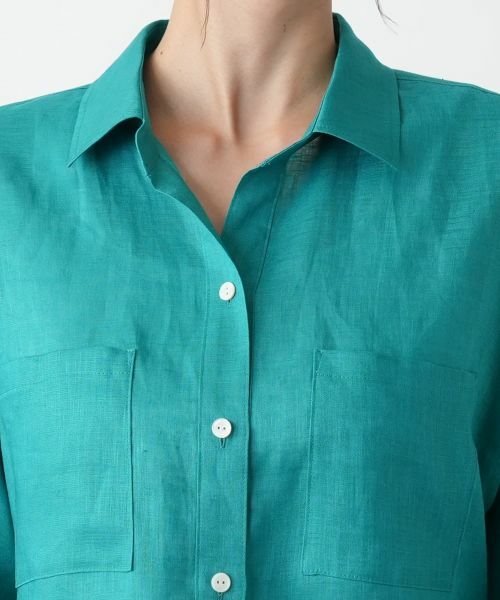Leilian PLUS HOUSE / レリアンプラスハウス シャツ・ブラウス | 【店舗人気】麻ブラウス | 詳細13