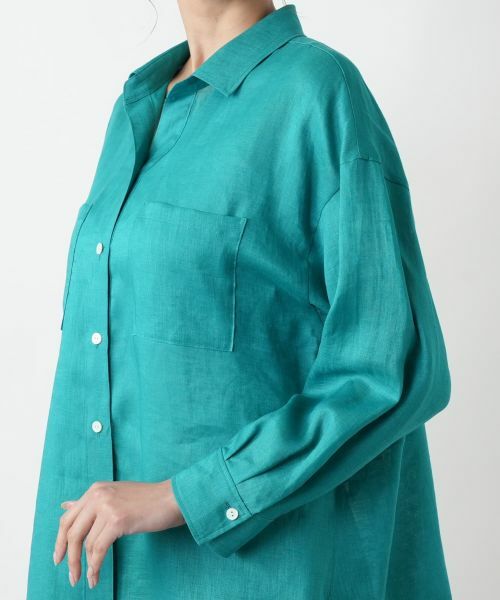 Leilian PLUS HOUSE / レリアンプラスハウス シャツ・ブラウス | 【店舗人気】麻ブラウス | 詳細15