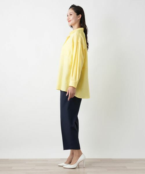 Leilian PLUS HOUSE / レリアンプラスハウス シャツ・ブラウス | 【店舗人気】麻ブラウス | 詳細5